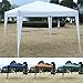 Tangkula 10'X10' EZ POP UP Canopy Tent Gazebo Wedding Party Shelter Carry Bag