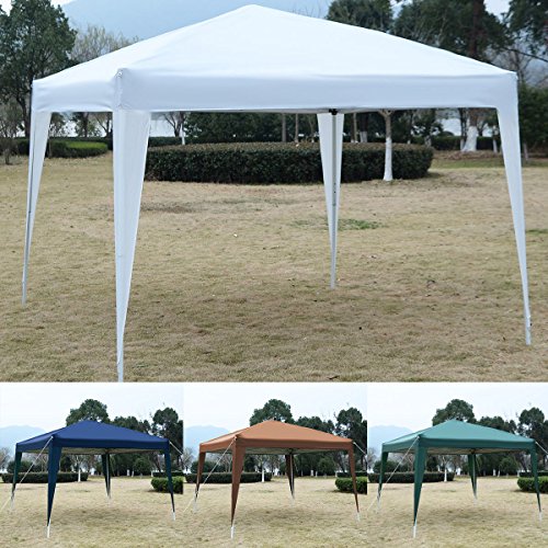 Tangkula 10'X10' EZ POP UP Canopy Tent Gazebo Wedding Party Shelter Carry Bag