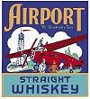 Airport Straight Whiskey Porcelain Refrigerator Magnet