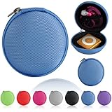 Magic Global Gadgets&reg; - Blue MP3 / Earphones / Headphones / iPod Shuffle / iPod Nano 6 / Apple Watch Sport / Memory Cards / Storage Bag / Gym Use / Universal Carrying Clamshell Pouch Case Cover