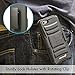 Galaxy S6 Case - Fosmon® (STURDY) Heavy Duty Dual Layer Hybrid Stand Case with Shell Holster Combo for Samsung Galaxy S6 2015 (Black)