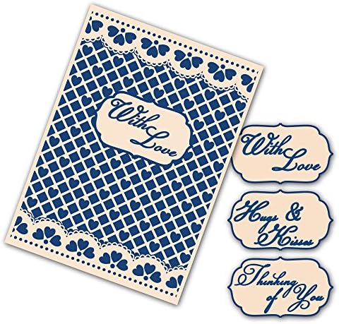 Tattered Lace Interchangeable Embossing Folder - Lacy Grid EF013
