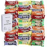 Millennium Energy Bars Assorted Flavors 36- pack including Emergency guide