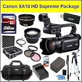 Canon XA10 HD Professional Camcorder + Big Mike's Supreme Package