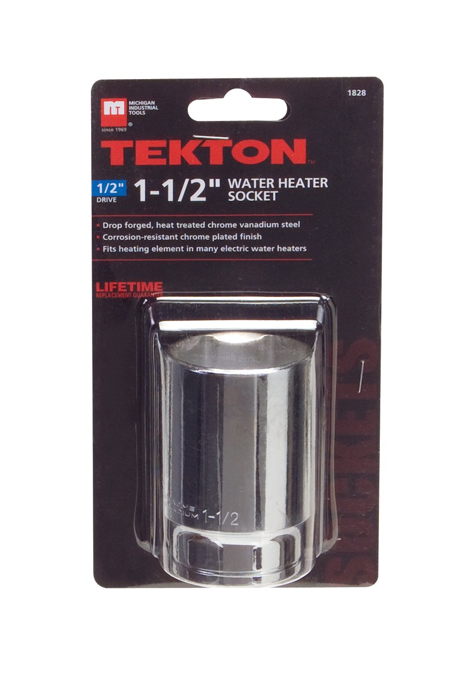 TEKTON 1828 1/2Inch by 11/2Inch Water Heater Socket , New, Free Shipping eBay
