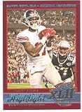 2008 Giants Topps Super Bowl XLII #26 Plaxico Burress 'Game Winning TD' / New York Gaints - Champions - NFL Trading Card in Protective Display Case!