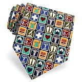 Men's Medical Professional Silk Tie by Wild Ties in Black