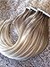 Moresoo 100% Remy Human Hair Ombre Seamless Tape In Hair Extensions 20 Pieces/50g