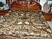 Black Pashmina Jamavar Indian Bedspread Bedding Couch Throw King/queen 108"