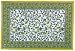 100% Cotton Colorful Handblock Printed Yellow and Green Placemats Set of Six