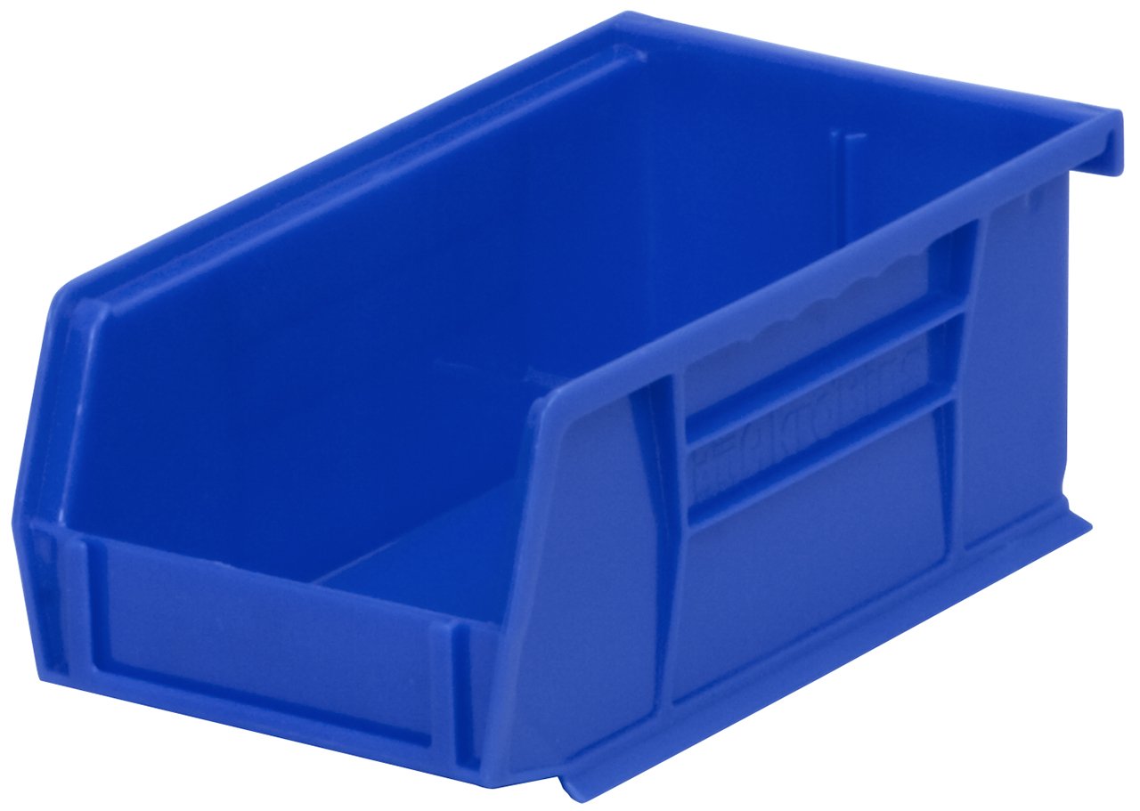 AkroMils 30220 Plastic Storage Stacking Akro Hanging Bin, 7Inch by 4