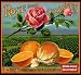Redlands Rose Flower Orange Citrus Fruit Crate Box Label Art Print