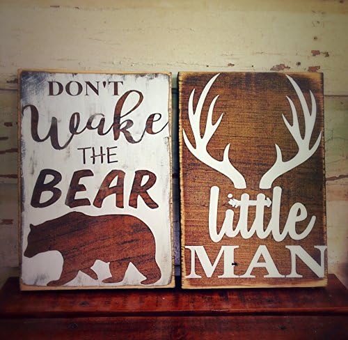 rustic deer nursery sign, rustic nursery décor, rustic home décor, woodland nursery sign, deer nursery sign,