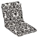 Chair Cushion Fabric Color: Essence Onyx, Size: 42.5" x 21" x 3"