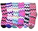 BASICO Womens Fuzzy Socks Warm Slipper Socks for Women Winter Fluffy Socks Cabin Socks Women (6 PK, Chevron B)