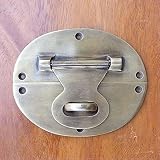 MANJA MTMET-096 真鍮 金具 金物 取っ手 ドアノブ つまみ ハンドル かんぬき 閂 アンティーク レトロ調 ナチュラル