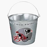 New England Patriots Galvanized Pail 5 Quart