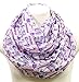 Handmade Science infinity Scarf birthday gift idea for her anniversary gift experiment scientist purple violet