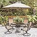 Hanover MONDN5PCSWG-SU-P Monaco 5 Piece Dining Set with Swivel Sling Chairs Outdoor Furniture, Tan