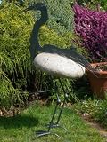 Eigenschaften JS GartenDeko e.K.  / Steinfigur Fischreiher Höhe 85 cm Gartendeko Steinvogel