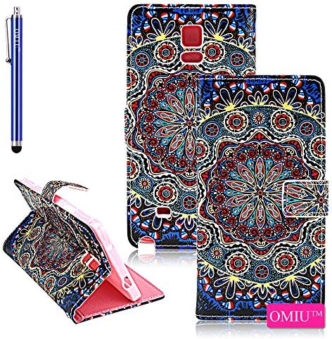Galaxy Note 4 Case, OMIU(TM) [Unique Tarot Cards] Luxury Bran-new Fashion Premium PU Leather Flip Magnet Wallet Slim Shell Case Cover Protector Fit For Samsung Galaxy Note 4, Sent Screen Protector+Stylus+Cleaning Cloth