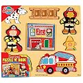Shure Fire Department Chunky Puzzle'n Book