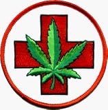Medical Marijuana Round Logo Embroidered Iron on or Sew On Patch (Pot / Grass / Hemp) 61n5B xYnPL. SL160 Medical Marijuana Round Logo Embroidered Iron on or Sew On Patch (Pot / Grass / Hemp)