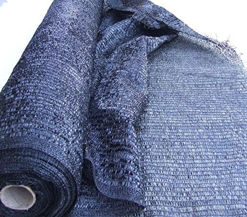 Yisin Blk50 Sunblock Black Shade Cloth UV Resistant Fabric 12ft X 20ft