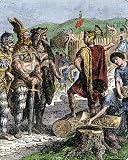Mouse Mats of Germanic invasion stopped at Fiesole, 406 AD from North Wind Picture Archives