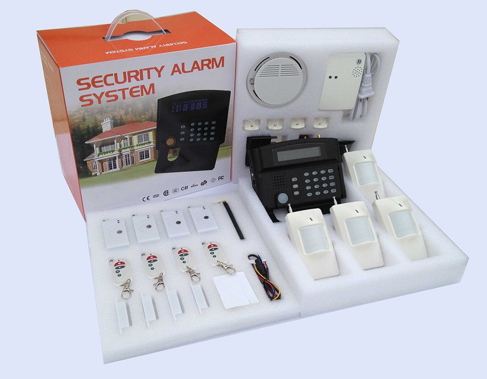 Amazon.com : Full Pack Quad Band Wireless GSM Home House Burglar ...