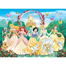 Sparkling Disney Princess with Glitter XXL 100 piece puzzle
