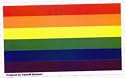 Rainbow Gay Pride Flag Rectangle - Sticker / Decal