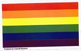 Rainbow Gay Pride Flag Rectangle - Sticker / Decal