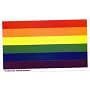 Rainbow Gay Pride Flag Rectangle - Sticker / Decal