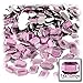 The Crafts Outlet 144-Piece Acrylic Aluminum Foil Flat Back Octagon Rectangle Rhinestones, 10 by 14mm, Clear