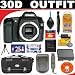 Canon EOS 30D 8.2MP Digital SLR Camera (Body Only) + Deluxe DB ROTH Accessory Kit