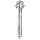 Steel Lag Screw, Grade 2, Hot-Dipped Galvanized Finish, Flange Hex Head, External Hex Drive, Meets IFI 111/AISI 1006-1022/ASTM A153, 1-1/2" Length, Partially Threaded, 5/16"-9 Threads, Imported (Pack of 50)