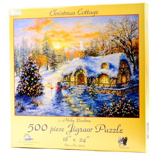 Detail image Christmas Cottage 500 piece