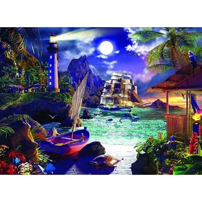 Moonlit Cove 1500pc Jigsaw Puzzle by David Penfound