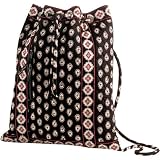 Vera Bradley Classic Black Backsack ~ Versatile!