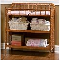 Jenny Lind Changing Table by Delta Children's Products- Oak