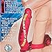Nasstoys Double Penetrator Cock Ring with Bendable Dildo, Red