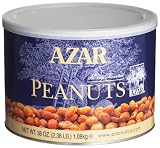 Review Azar Nut Company  / Azar Nut Company Peanuts, Honey Roasted, 38-Ounce Cans (Pack of 3)