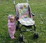 Patchwork Stroller Liner, Stroller Cover, Stroller Accessory - Unique Baby Shower Gift