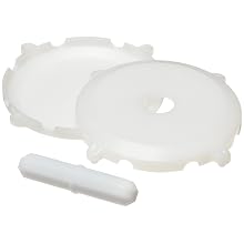 Bel-Art Scienceware F371520000 PS Polygonal Spinbar Capsule Magnetic Stir Bar, 2.1" Diameter, 0.5" Height