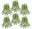 SIX 30" Cyclamen Artificial Hanging Bushes