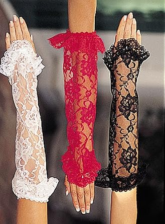 Ruffle Lace Gloves