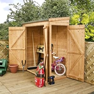 6ft x 3ft Modular Shiplap Pent Wooden Storage Shed - Brand New 6x3 