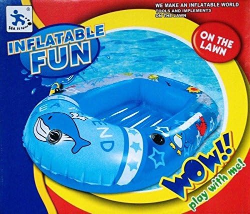 High Quality Seaworld Kids Inflatable Raft Boat Kayak Float Pool Baby Water Fun