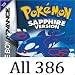 Search : Pokemon Sapphire Preloaded with All 386 Pokemon + All Items